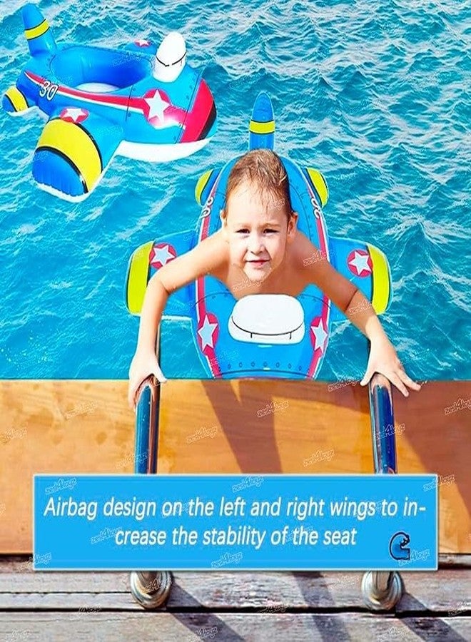 VEDHAK Pool Party Swimming Rings for Kids Inflatable Ring Plane Swim Learning Float Tube for 3+ Years Girls and Boys. - Image 4